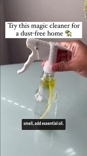 Stop dusting every week with this trick #cleaninghacks #diy #hack