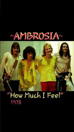 "How Much I Feel" 1978~Ambrosia #70slove #lovesongs #saturdaynightslowjams