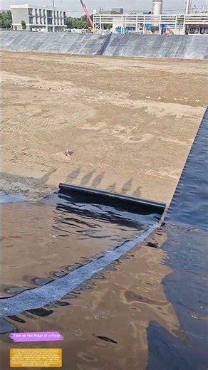 Unrolling the Future: How Workers Turn Mud Pits into Leakproof Reservoirs