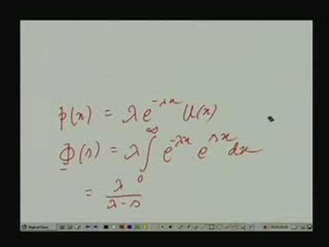 Lecture - 11 Characteristic Function