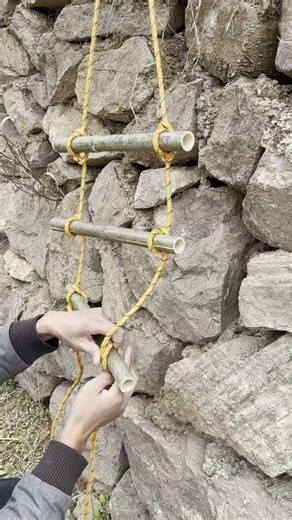 Complete Process of Making a Rope Ladder, Even Beginners Can Do It!