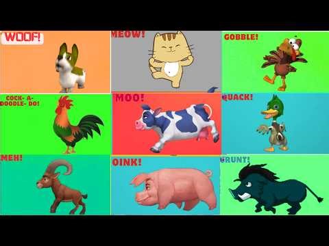 Zoo & Farm ABC Animal Sounds Song P142603 | Animal Song For Kids | Kids tv 365