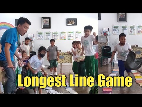 Longest Line Game by Teacher Michael TV #teacher #reading #writing #math
