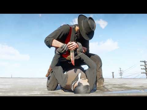 1 hour of Brutal Hand-to-Hand Combat | Red Dead Redemption 2