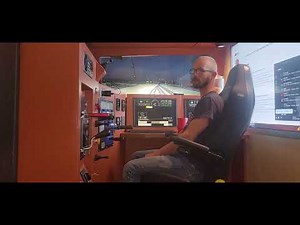Run8 Locomotive control stand simulator build finale.