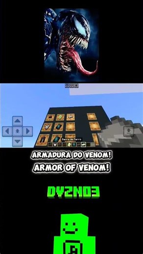 Armadura do Venom-Armor of Venom! #minecraft #naoflopa #fyyppppp #memes