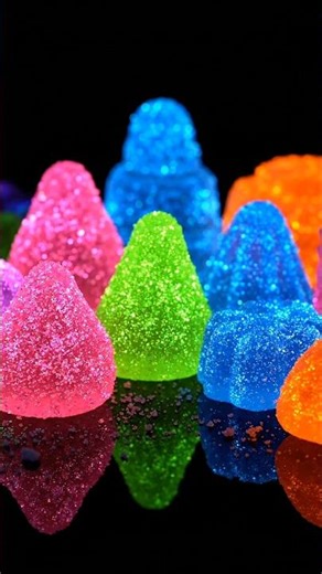 glow in the dark candy #satisfying #asmr