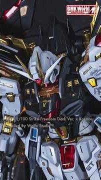 MGEX 1/100 Strike Freedom Dark Ver. x Kosmos - Custom Built