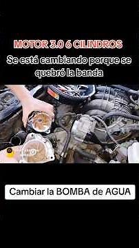 How to change the water pump on a 3.0 6-cylinder engine