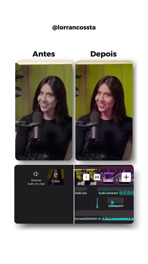 Transformando a edição de um video de um corte de podcast! #edicaodevideo #edit #editor