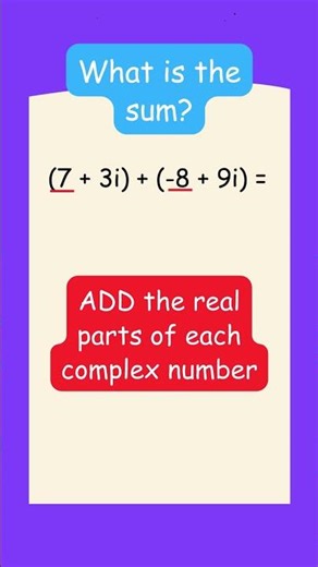 Real & Imaginary Parts of a Complex Number