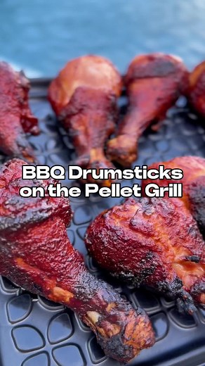 Chicken Drumsticks on the pellet grill. These are so incredibly easy and take just an hour. I’m using the @recteq and doing the 0-400 method. First season with whatever you want. I’m going with a mix of @Kosmos Q BBQ Honey Killer Bee and Cow Cover. Then throw them on the rack in a cold grill. Turn it on to 400*. After about 45 minutes they were 165* internal. Using a cup full of BBQ sauce dunk them and get them back on the rack. Once they hit 185* internal you’re done! I’m using my @ThermoMaven-