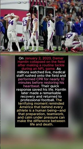 The Football Player Who Stopped Playing to Save a Life