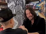 Keanu Reeves meets his 'biggest fan' Noah at Comic Book store