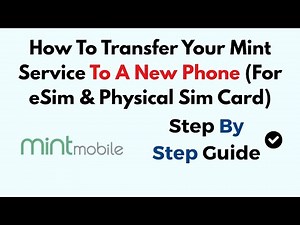How To Transfer Your Mint Service To A New Phone (For eSim & Physical Sim Card)