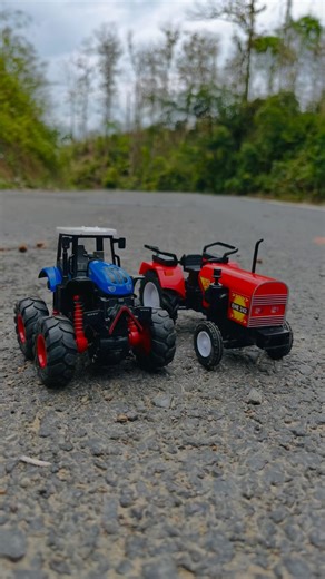Remote control 2 EHE TRACTOR toy car unboxing and ramp racing. #remotecontrol #shorts #rccar