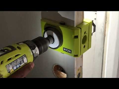 Wood/Metal Door Lock Installation Kit | bore hole to install new door lock
