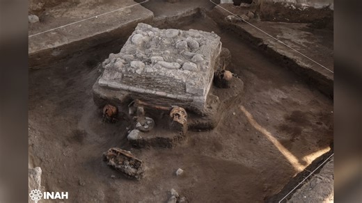 1,000-year-old altar and human sacrifices from Toltec Empire discovered in Mexico