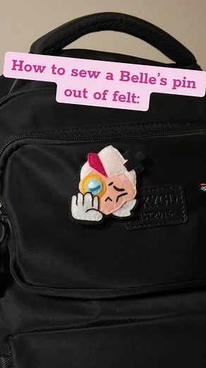 DIY Sewing Project: Belle's Felt Pin Tutorial