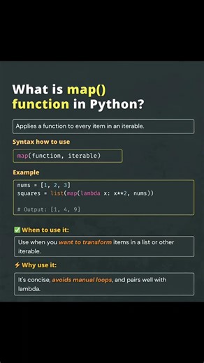Map function in python #shorts #python