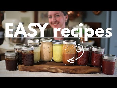 How to Make HOMEMADE CONDIMENTS | EASY From Scratch Recipes