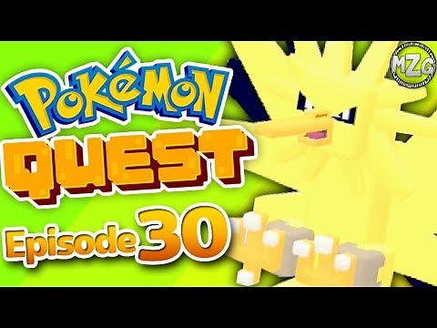ZAPDOS!! - Pokemon Quest Gameplay Walkthrough - Episode 30 - Legendary Pokemon! (Nintendo Switch)
