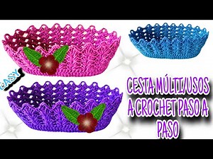 AWESOME MULTI-USE crochet basket (EASY TO SELL) 😱