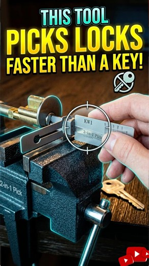 This Tool Picks Locks Faster Than a Key! 🤯 #shorts #engineering #tech