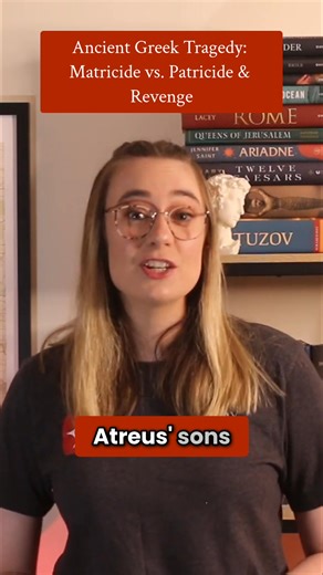 Ancient Greek Tragedy: Matricide vs. Patricide & Revenge Atreus' sons Agamemnon and Menelaus are best known from the Trojan War the 10-year siege to bring back Menelaus' wife Helen who had been abducted by Paris of Troy While the men were away at war Agamemnon's wife Clytemnestra had taken Aegisthus as her lover and had no loyalty or love left for her husband who had sacrificed their daughter Iphigenia to the goddess Artemis on his way to Troy in return for safe passage. When Agamemnon returned 