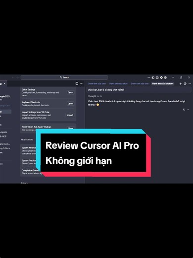 Cursor AI Pro không giới hạn #dev #it #cursor #sinhvien #programming