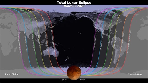 City-by-city look at when to see total lunar eclipse in Florida