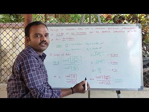 Analog Chebyshev Type - I Low Pass Filter Design