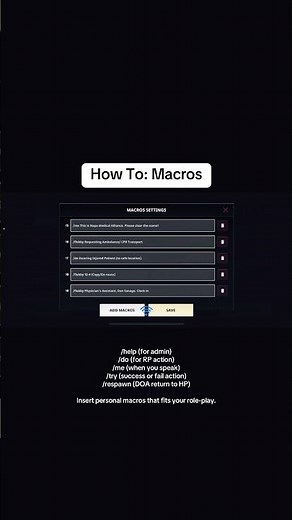 How To Macro | OneState RP 🛜 #onestaterp #onestateroleplay #howto #gta #onestaterplifesimulator