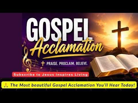 Gospel Acclamation | Alleluia Hymn for Holy Mass | Catholic Mass Song | Gospel Praise & Worship