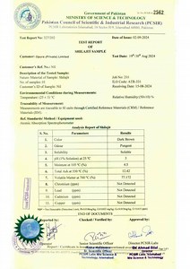 Shilajit Dubai Lab Test Report PDF - SlideServe