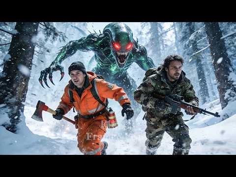 Terror in the snowy forest! Alien creatures descend upon Earth on a brutal killing spree.