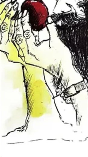 Pen se bana ek hi sketch… jo dobara jeevit hota dikhe ✍️🎨