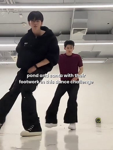 PP Naravit & Jasper Footwork Sync Dance Challenge