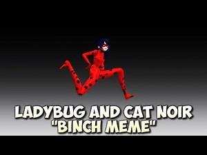 MMD “Binch Meme” Miraculous Ladybug and Cat Noir 1 hour funny loop animated cartoon meme