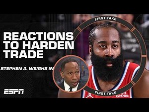 Stephen A. isn’t buying Harden’s reason for leaving LA: You signed a BAD DEAL! | First Take