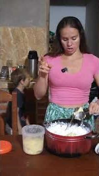 This is what I make when its a rainy day #homesteading #offgridliving #cuñapé