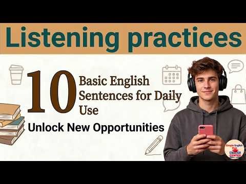 10 Basic English Sentences for Daily Use | Speak English Every Day