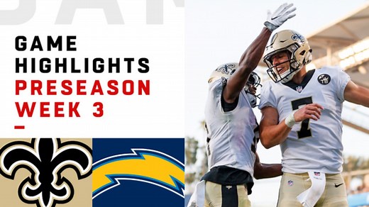 Saints vs. Chargers highlights | Preseason Week 3