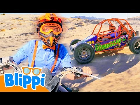 Blippi Races ATVs in the Desert! 🏎️💨☀️