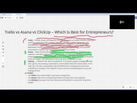 Trello vs Asana vs ClickUp – Which Is Best for Entrepreneurs?