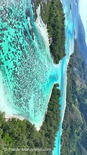 🌈タヒチの美しい島々！🏝