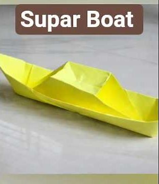 paper boat making origami Tutorial| How to make paper boat| #Cha4creations #shorts #viral
