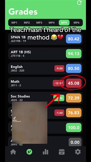 Teach hasn’t heard of the method 😂💔 #fyp #grades #school | calculator method