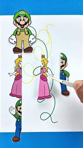 Super Mario Line Connect Puzzle #drawing #art #supermario