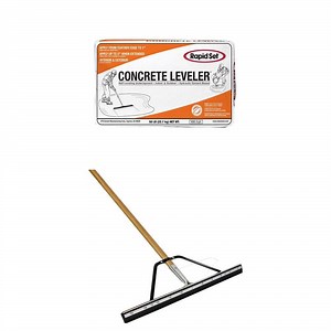 50 lb Concrete Leveler and Professional 24 in. Floor Squeegee Combo - The Home Depot